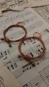 Piano Wire Hoop Earrings