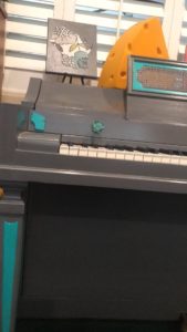 Custom Piano - The Happy Transplant Piano (created for a Wisconsin native now living in California)